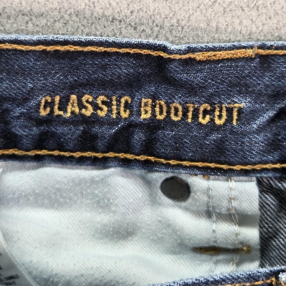 American Eagle Outfitters Bootcut Jeans Mens 34x32 Blue Med Wash Denim - Picture 8 of 16
